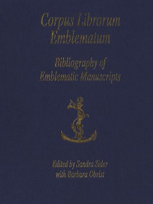 cover image of Bibliography of Emblematic Manuscripts